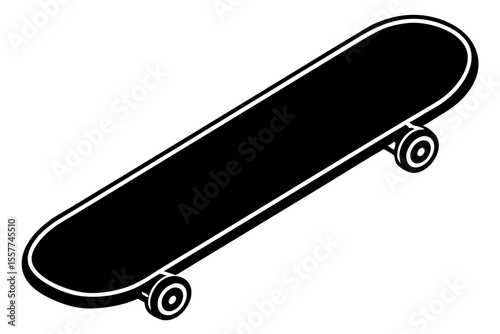 Skateboard Template Vector 