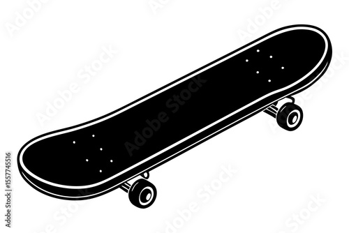 Skateboard Template Vector 
