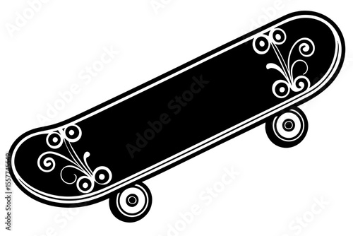Skateboard Template Vector 