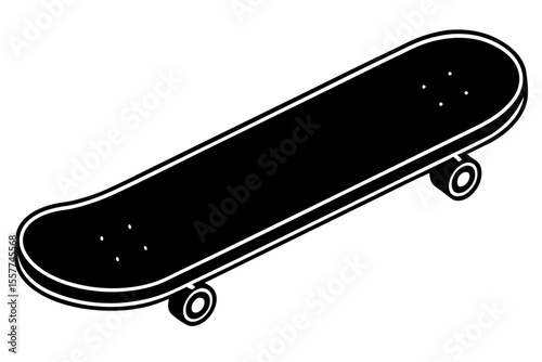 Skateboard Template Vector 