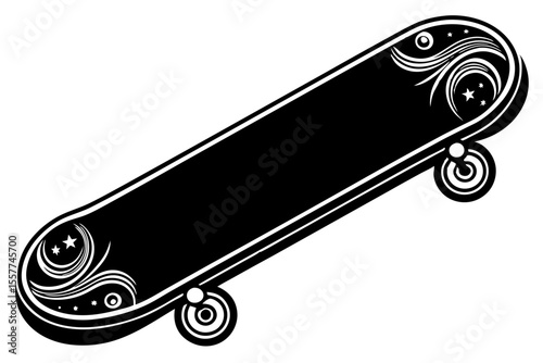 Skateboard Template Vector 