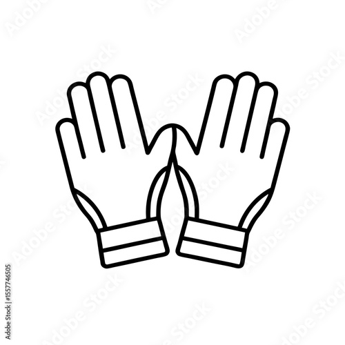 goalkeeper gloves icon