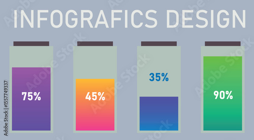 Modern business infographic template vector design for web banner layout illustration