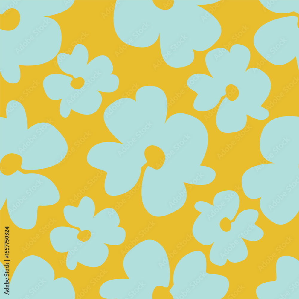 Ditsy Flowers Seamless Pattern. Fashionable print for textiles, wallpaper and packaging.
Ditsy Flowers Seamless Pattern. Fashionable print for textiles, wallpaper and packaging.