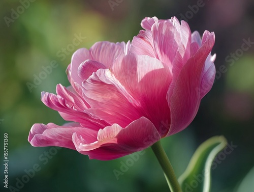 Pink Peony in Bloom