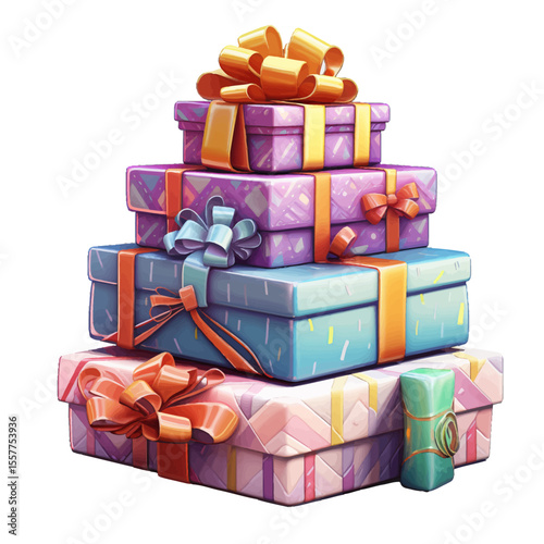 colorful gift boxes