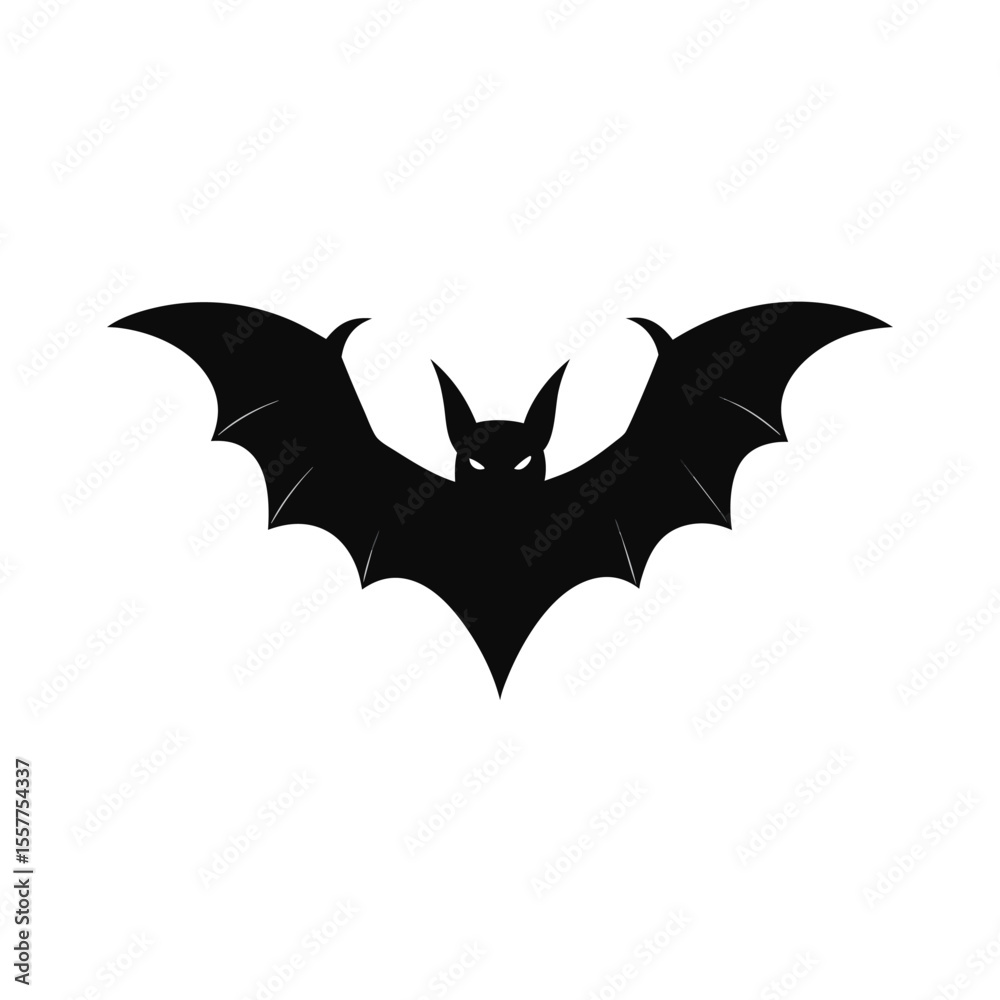 Black bat flying Black bat flying