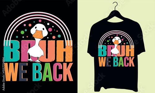 Celebrate the first day with style! This tee brings back-to-school vibes for students and teachers alike — perfect for starting the year with confidence, color, and classroom energy.