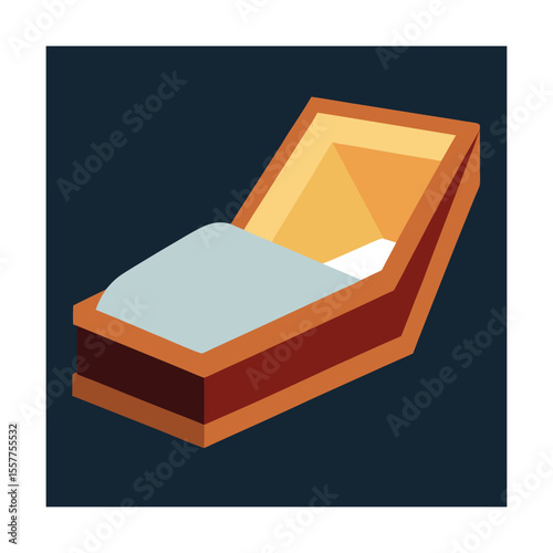 Open coffin