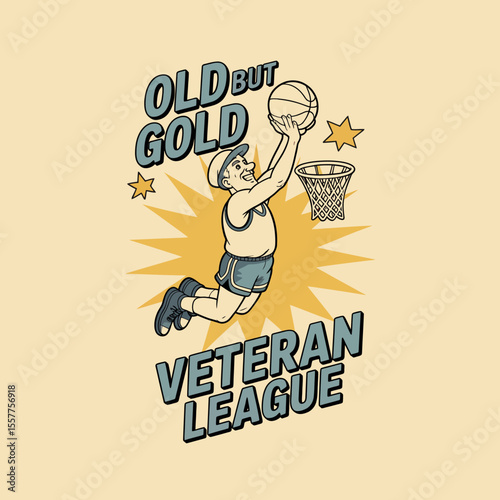 Vintage Basketball T-Shirt Graphic