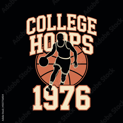 Vintage Basketball T-Shirt Graphic