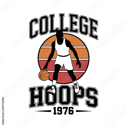 Vintage Basketball T-Shirt Graphic