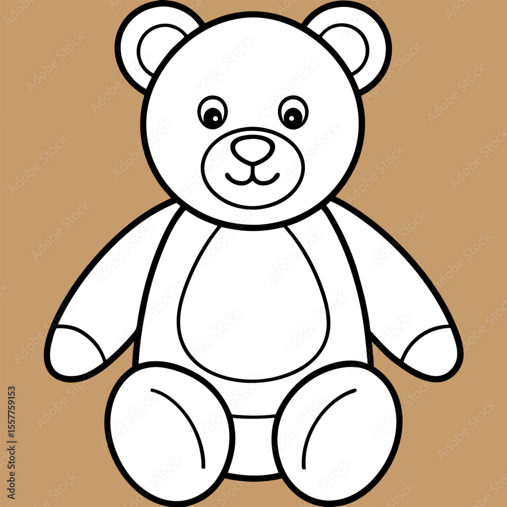 Obraz premium A teddy bear toy in standing pose