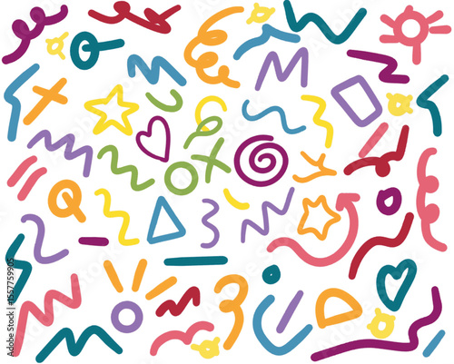 Modern basic shapes set