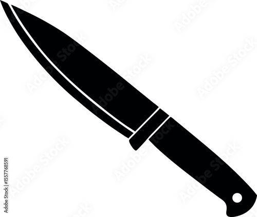 Knife Silhouette Vector