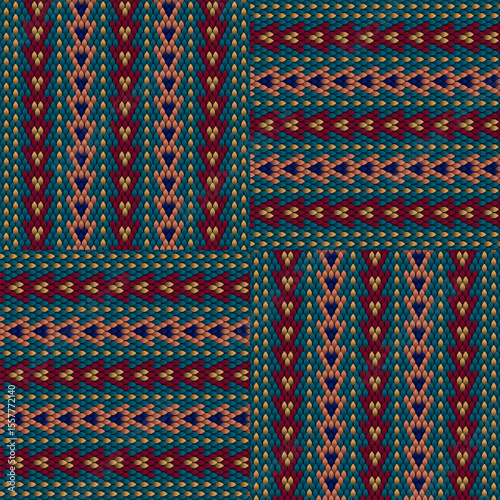   Pattern, ornament,  tracery, mosaic ethnic, folk, national, geometric  for fabric, interior, ceramic, furniture in the Latin American style.