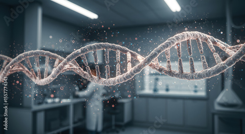 Genetic science research biotechnology medicine laboratory discovery dna analysis helix gene molecule biology chemistry innovation healthcare technology development experiment future
