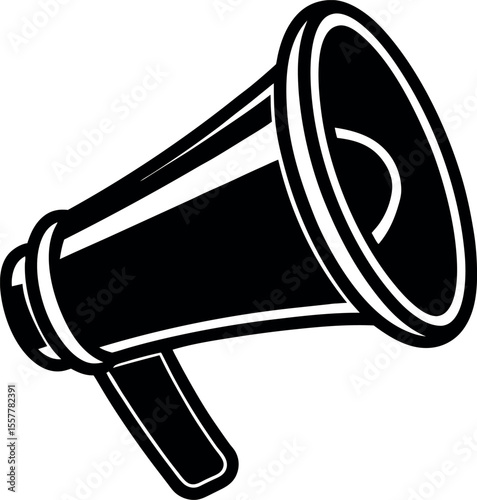 vector illustration of megaphone