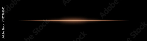 Thin red laser beam across dark background with glowing center. Minimalistic horizontal light effect with sharp gradient and smooth fade at edges.