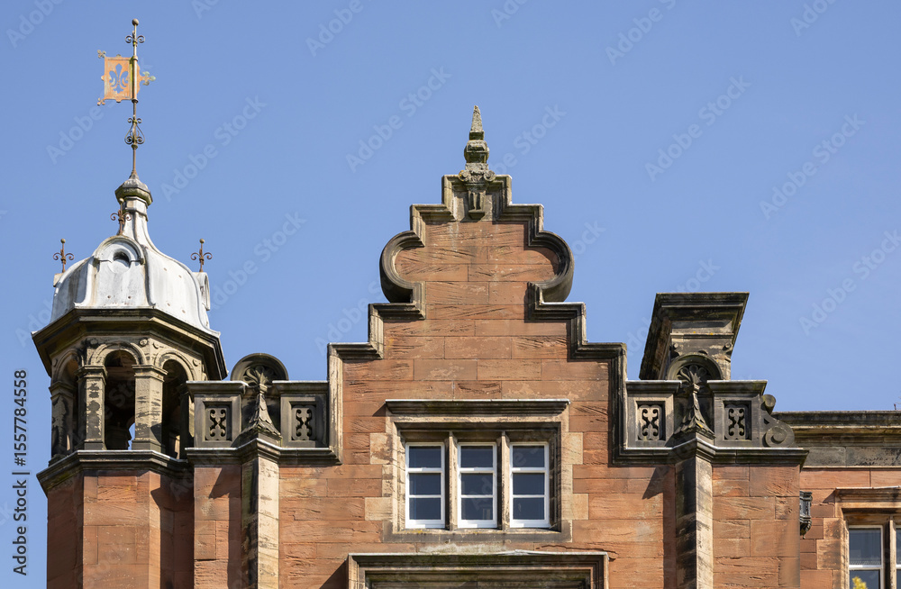 Obraz premium impressive architecture outside the Convention Center, Keele University, keele hall staffordsire