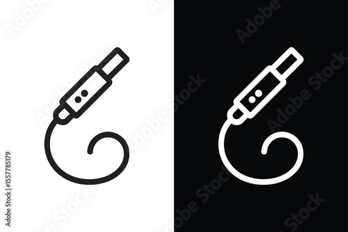 Endoscope icon vector on White Background ,Vector Art Illustration on white background.