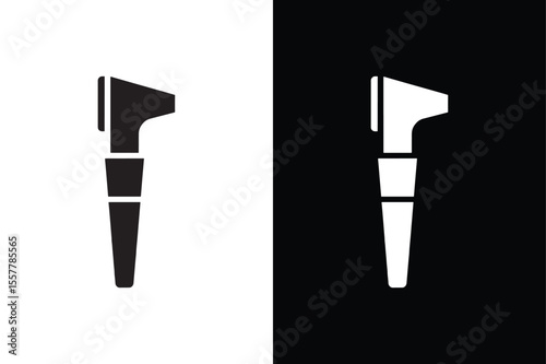 Otoscope icon vector on White Background ,Vector Art Illustration on white background.