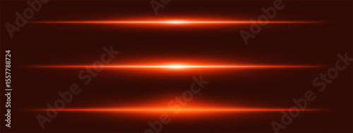 Light burst set. Intense red beam with sparkles and soft particles over black, fitting for space, energy, or futuristic interface design.