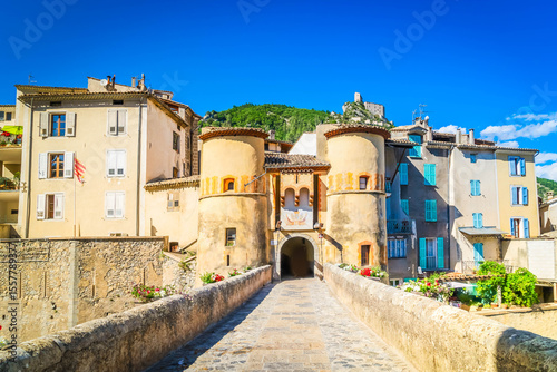 entrance gate of Entrevaux