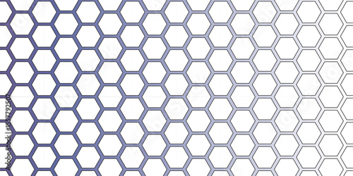 Seamless abstract hexagonal honeycomb pattern vector illustration with a metallic grid texture
