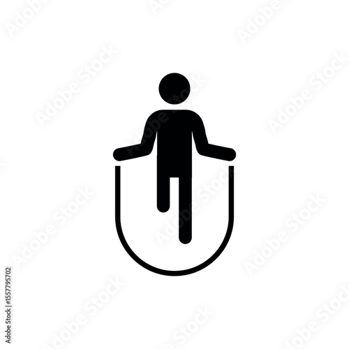 Exercise Silhouette Icons Set | Fitness Workout Poses Vector