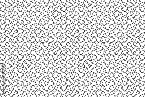 Vector abstract checkered background. Dynamic backdrop with optical illusion, op art.
