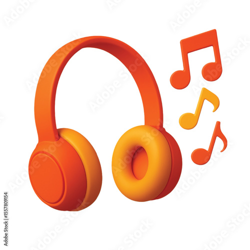 3D music note icon