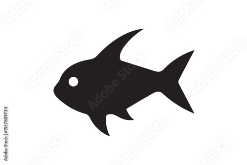Tetra fish silhouette. (1)