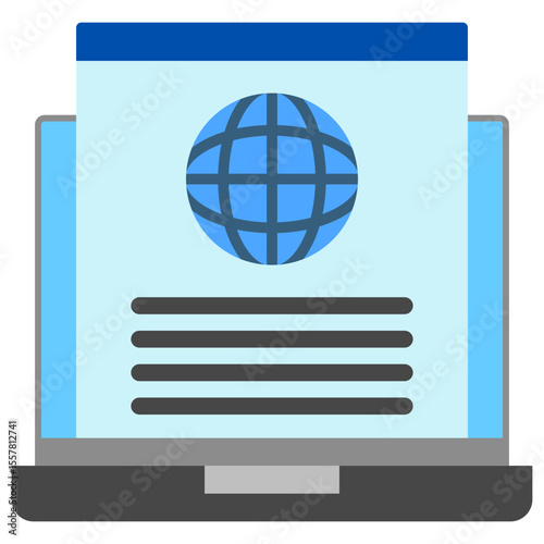 Data Feed mini illustration flat color icon, use for journalist, broadcasting, news and media UI, UX kit, app and web development, digital or print.
