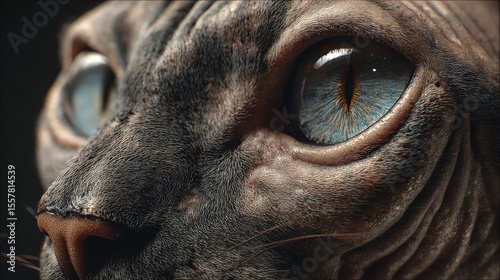 sphinx cat close up