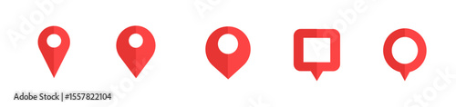 Location map pin icons set. Modern map marker collection. Pinpoint. Location pin icon. Map pin place marker. Map marker pointer icon. GPS location symbol. transparent background