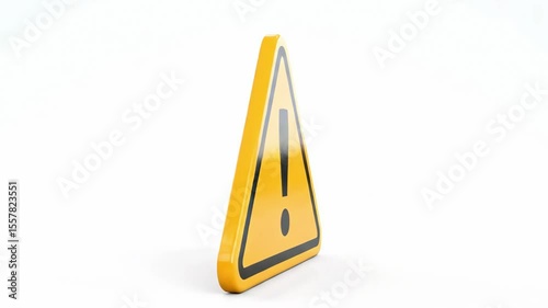 Risk Warning Caution sign Animation