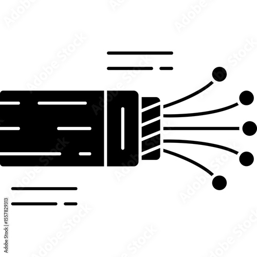 Optical fiber Icon