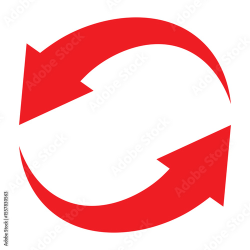 circle arrow icon set. circular arrow icon, refresh, reload arrow icon symbol sign, vector illustration