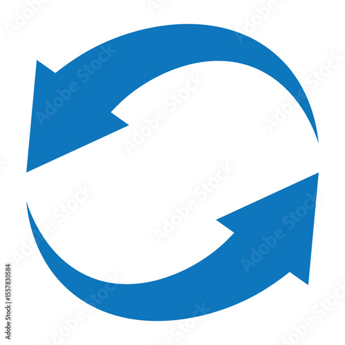 circle arrow icon set. circular arrow icon, refresh, reload arrow icon symbol sign, vector illustration