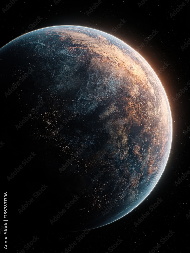 Fototapeta premium planet in space