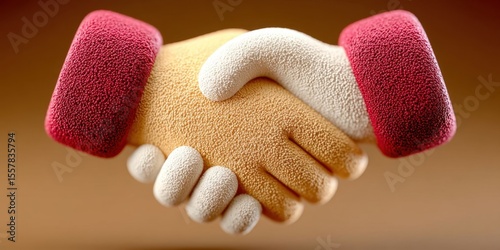 Business Handshake Icon Set for Partnership and Agreement Representation