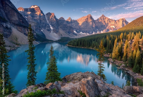 lake in the mountains