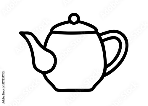 teapot isolated on white background