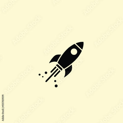 space rocket vector illustration