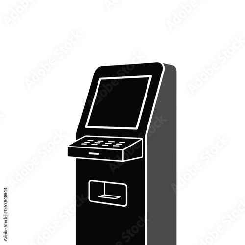 Fingerprint scanner kiosk for border and passport control process  