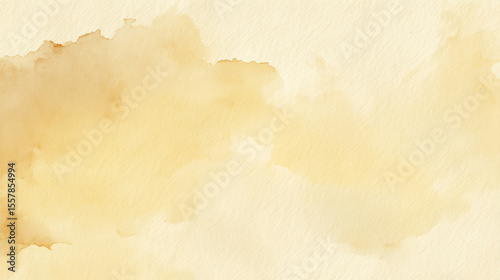 Abstract Watercolor Background with Soft Beige Tones
