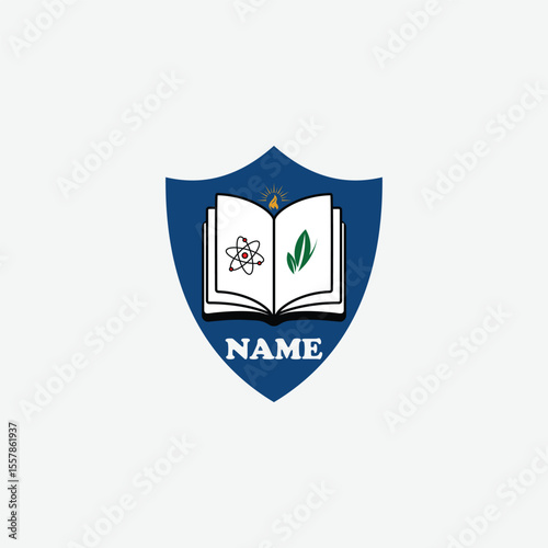 3551 educational logo school college university learning institute book academy organization