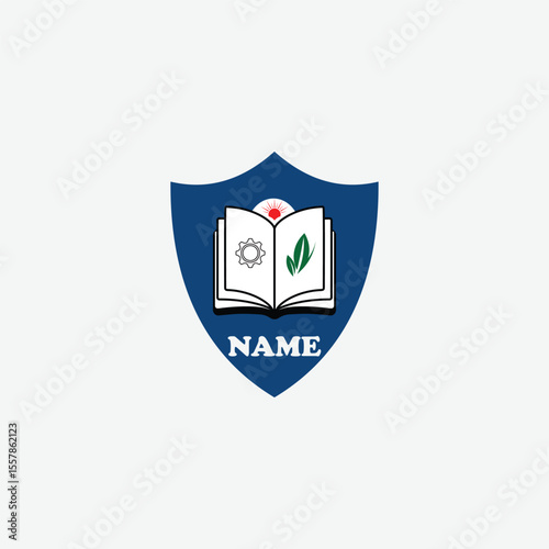 3559 educational logo school college university learning institute book academy organization