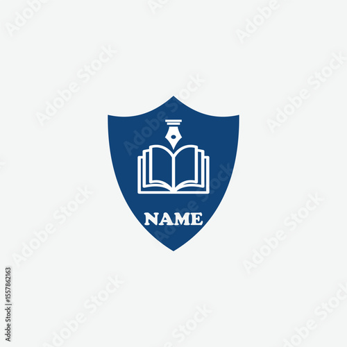 3561 educational logo school college university learning institute book academy organization